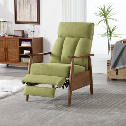 Wood Frame Armchair, Modern Accent Chair Lounge Chair for Living Room