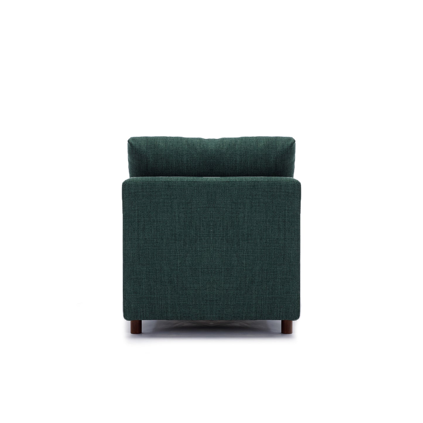 Middle Module Fabric Linen for Modular Sofa Sectional Sofa Couch Accent Armless Chair, Cushion Covers Non-Removable and Non-Washable,Green