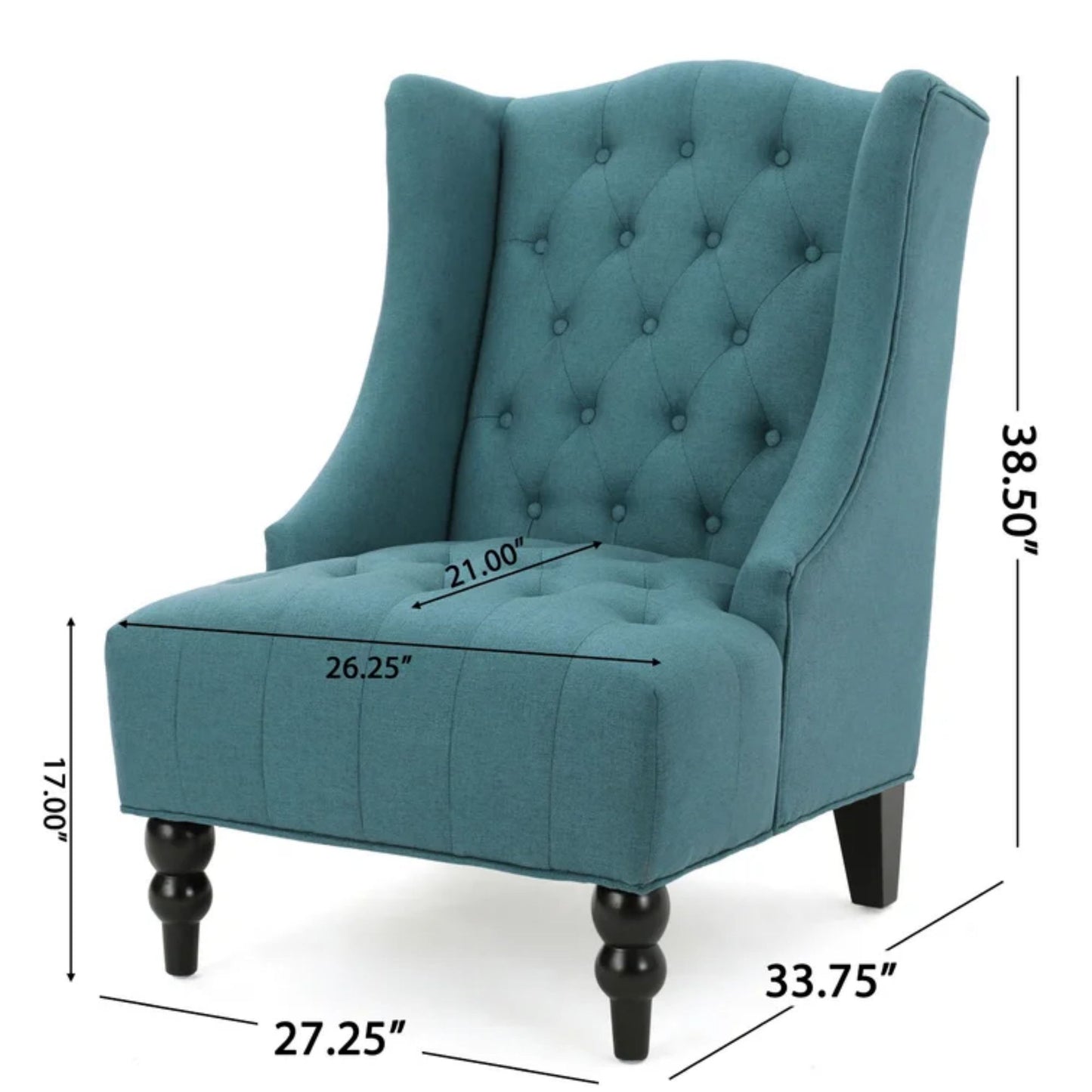 Upholstered Wingback Chair