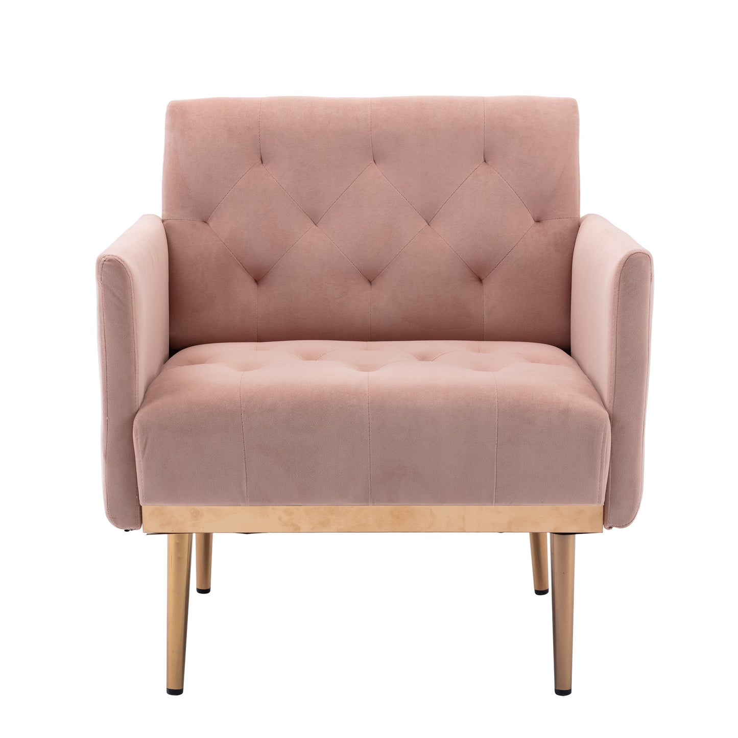 Accent Chair,leisure single sofa with Rose Golden feet