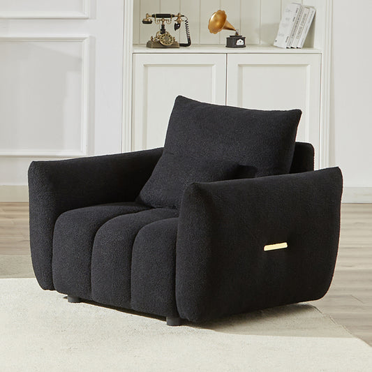 39.7'' Teddy Fabric Sofa, Modern Lounge Chair for Apartment, Office, Living Room and Bedroom