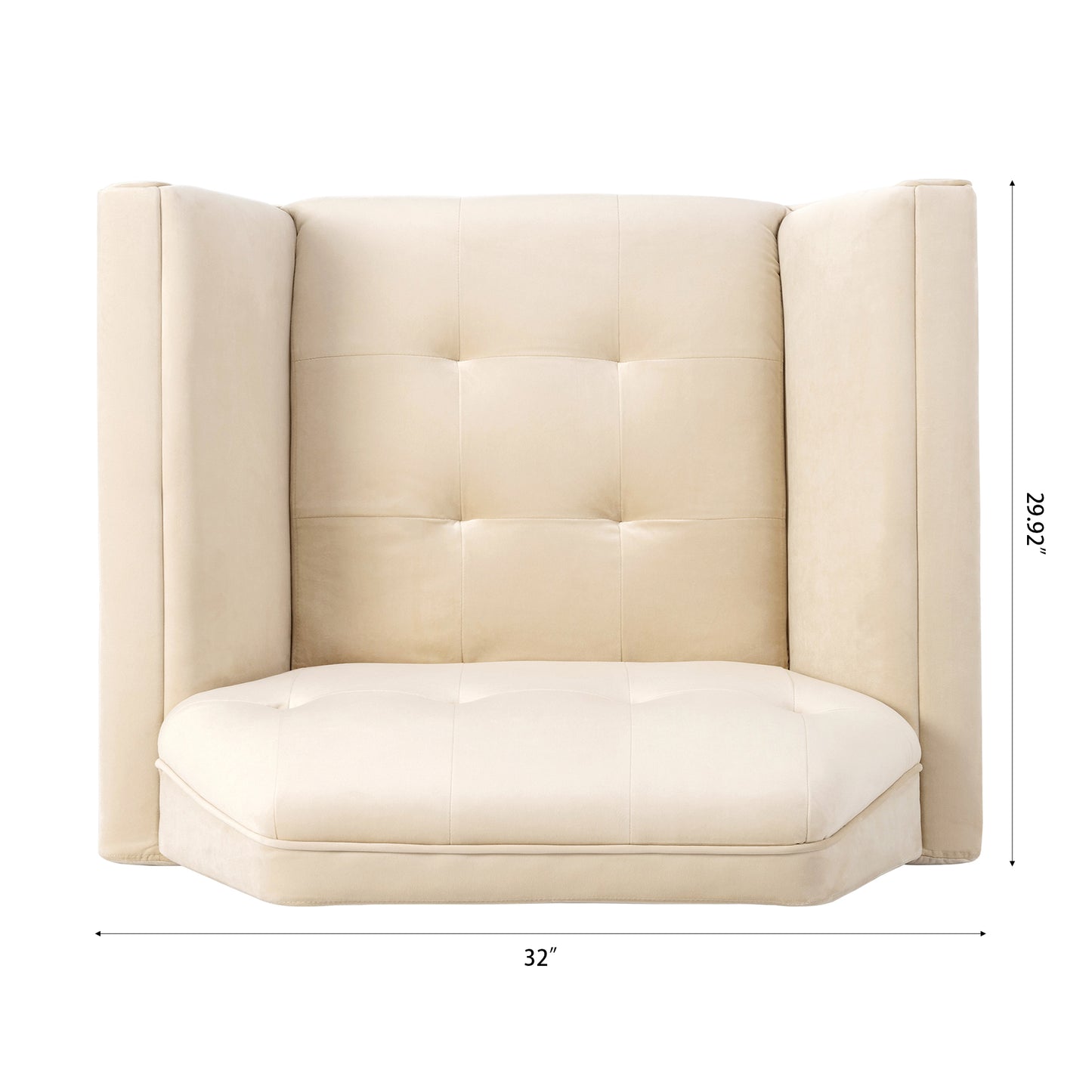 32" Wide Tufted Armchair