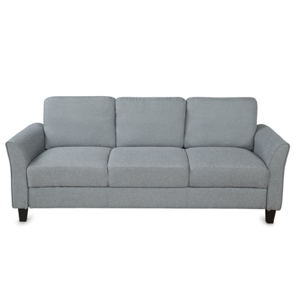 Living Room Furniture chair and 3-seat Sofa (Gray)