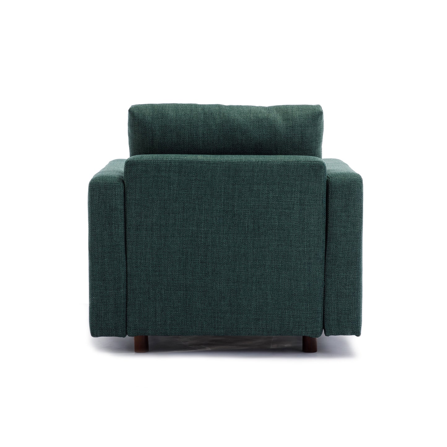 4 Seat Module Sectional Sofa Couch With 1 Ottoman for living room,Seat Cushion and Back Cushion Non-Removable and Non-Washable,Green