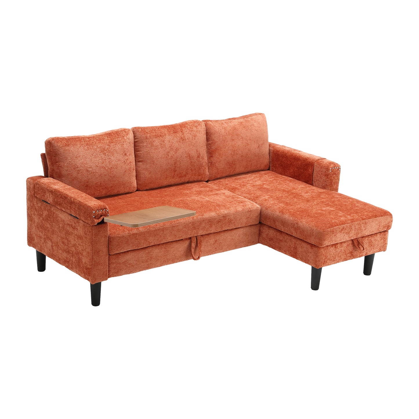 Sectional Sofa Reversible Sectional Sleeper Sectional Sofa with Storage Chaise