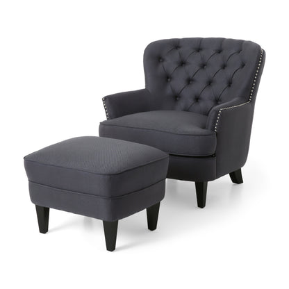 CLUB CHAIR+OTTOMAN