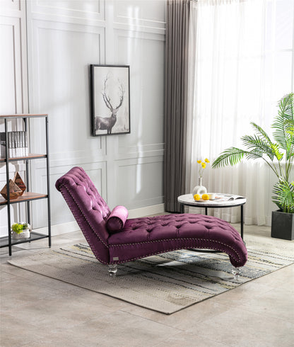 Leisure concubine sofa with acrylic feet