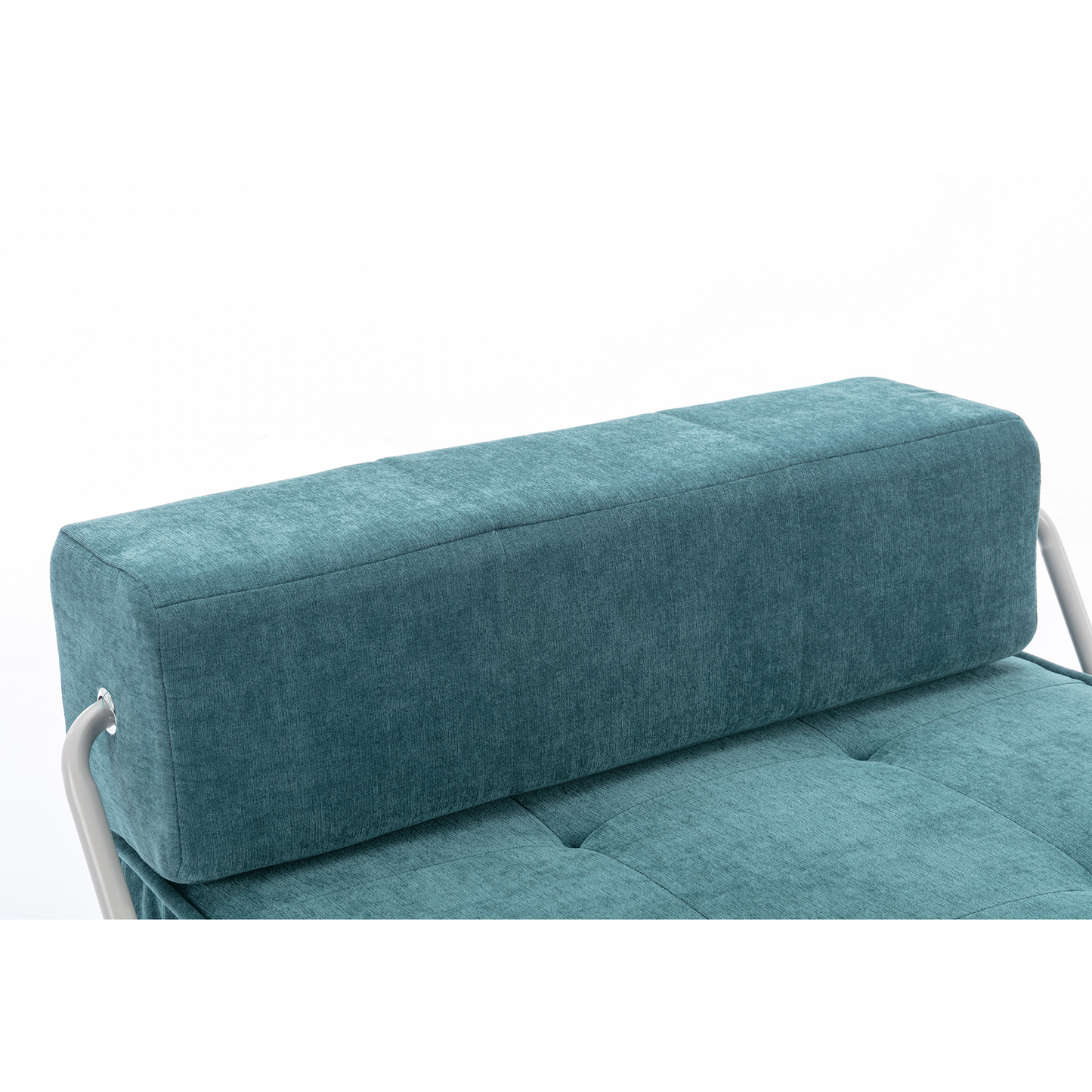 Folding Sofa Bed, Futon Sleeper Chair, Convertible Chair Floor Couch & Sleeping Mattress for Living Room, Guest Room, Home Office, Apartment, Small space, Bed, Removable Back Cushion, Green, 1 Seat