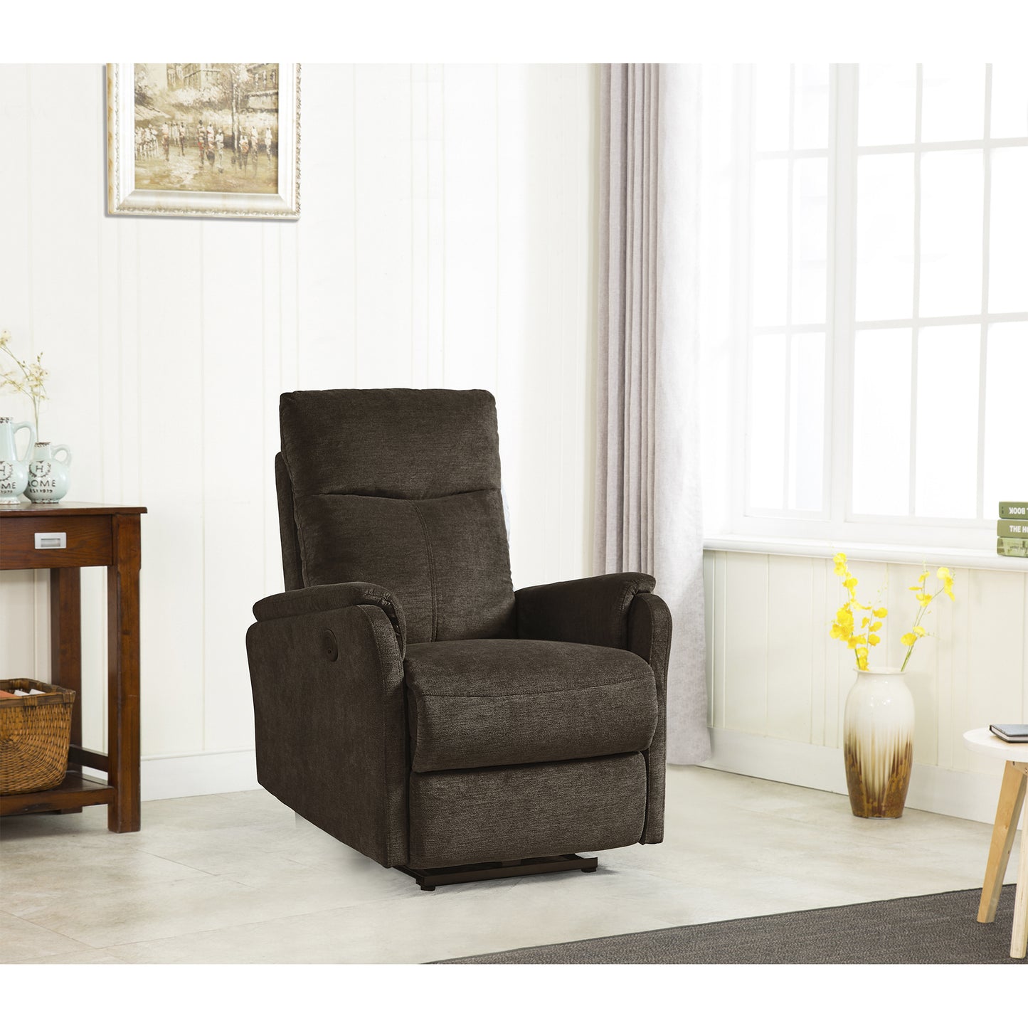 Recliner Chair With Power function easy control big stocks, Recliner Single Chair For Living Room, Bed Room