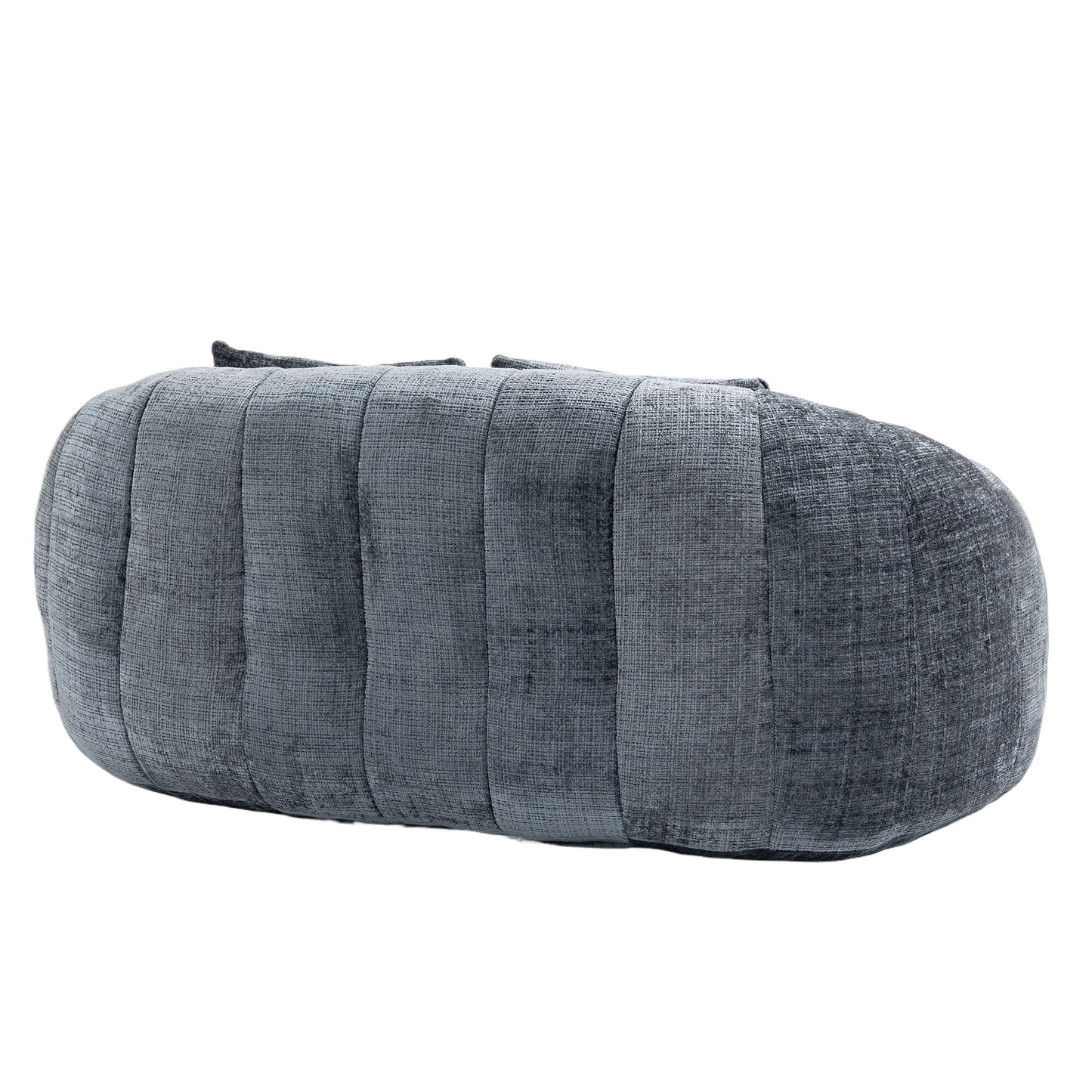 Bean Bag sofa Lazy Sofa Durable Comfort Lounger High Back Bean Bag Chair Couch for Adults and Kids, Indoor & Outdoor, Accent Floor Soft Lounge Chair (Gray chenille)