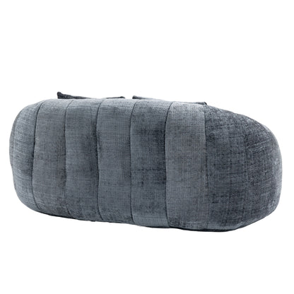 Bean Bag sofa Lazy Sofa Durable Comfort Lounger High Back Bean Bag Chair Couch for Adults and Kids, Indoor & Outdoor, Accent Floor Soft Lounge Chair (Gray chenille)