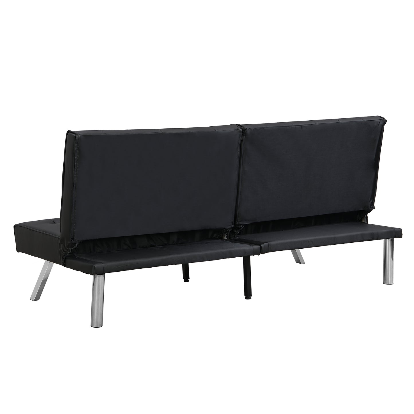 Sofa bed black pvc