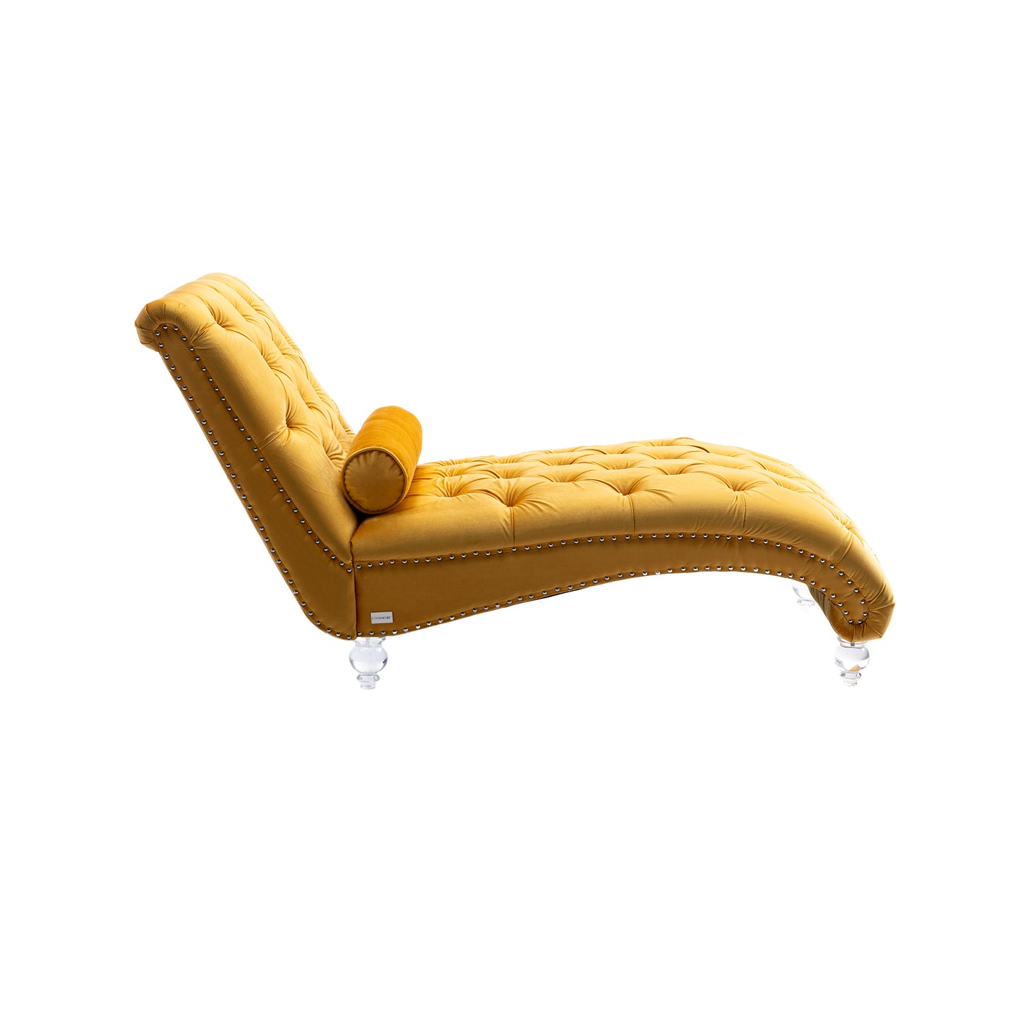 Leisure concubine sofa with acrylic feet