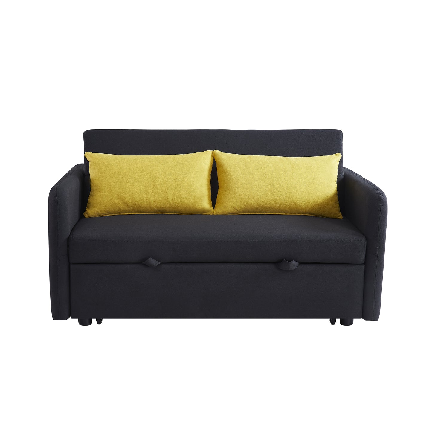 Tiwns Sofa Bed Black Fabric