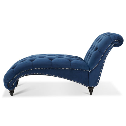 Tufted Armless Chaise Lounge