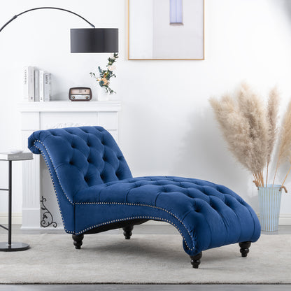 Tufted Armless Chaise Lounge