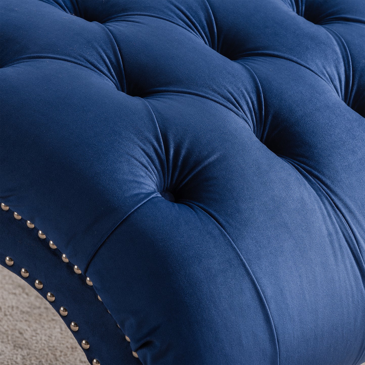 Tufted Armless Chaise Lounge