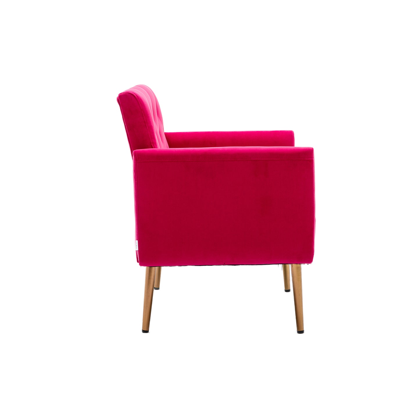 Accent Chair,leisure single sofa with Rose Golden feet