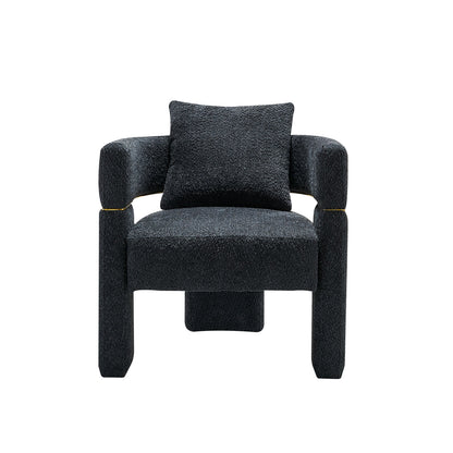 30.51" Wide Boucle Upholstered Accent Chair