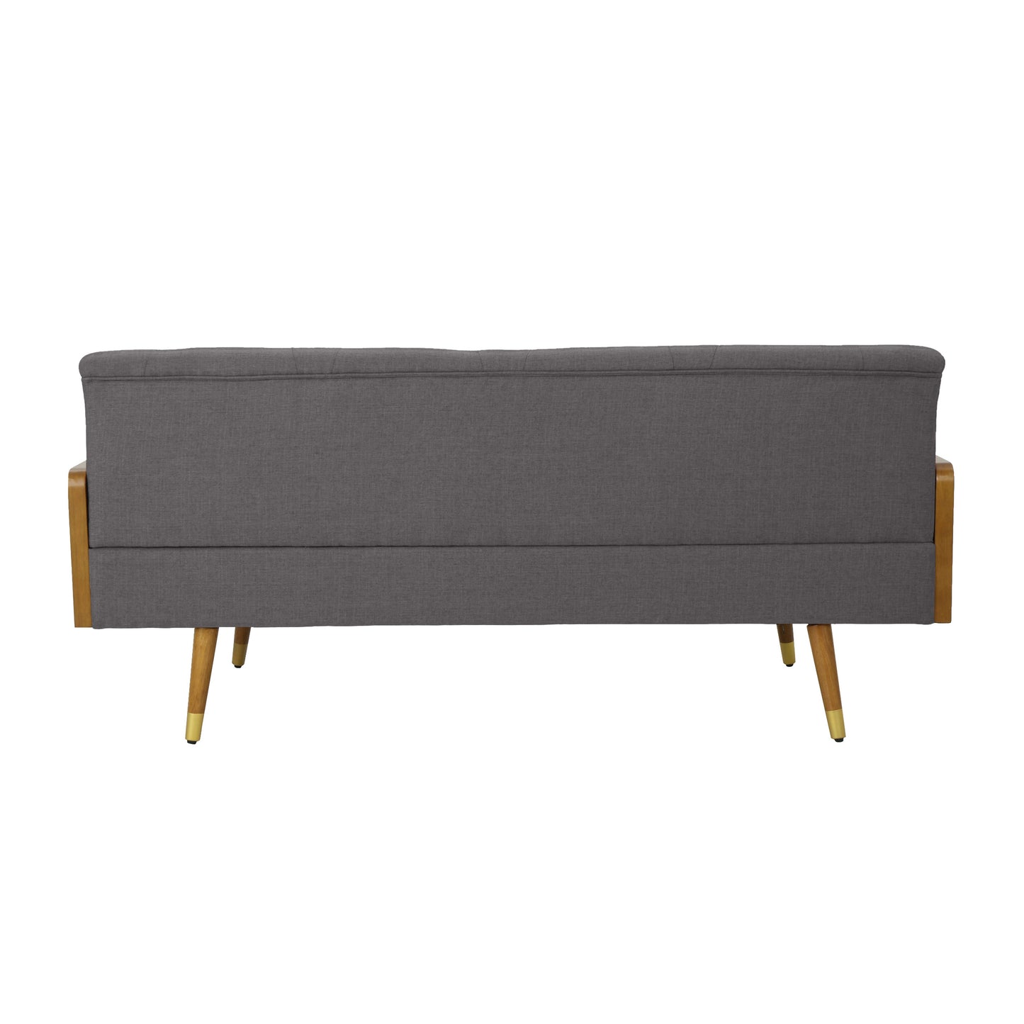 Mid Century Modern Tufted Fabric Sofa