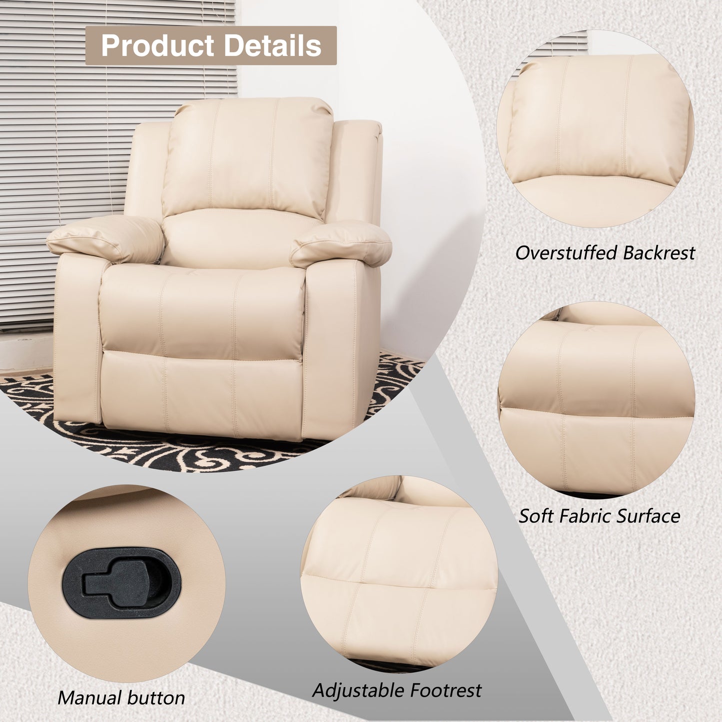 Swivel and Glider Recliner Chair