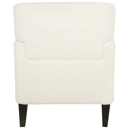 Upholstered Accent Chair Tufted Armchair for Living Room and Bedroom, Beige