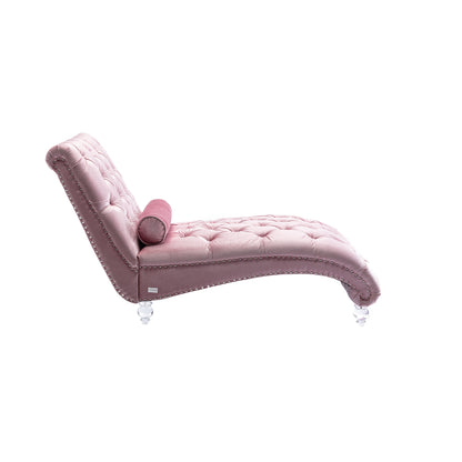 Leisure concubine sofa with acrylic feet