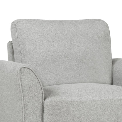 Living Room Furniture Armrest Single Sofa (Light Gray)