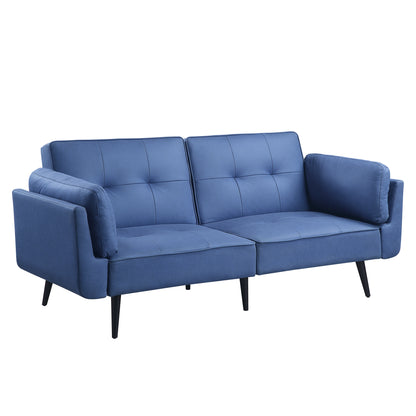 Adjustable Sofa & Ottoman, Blue Fabric LV00823