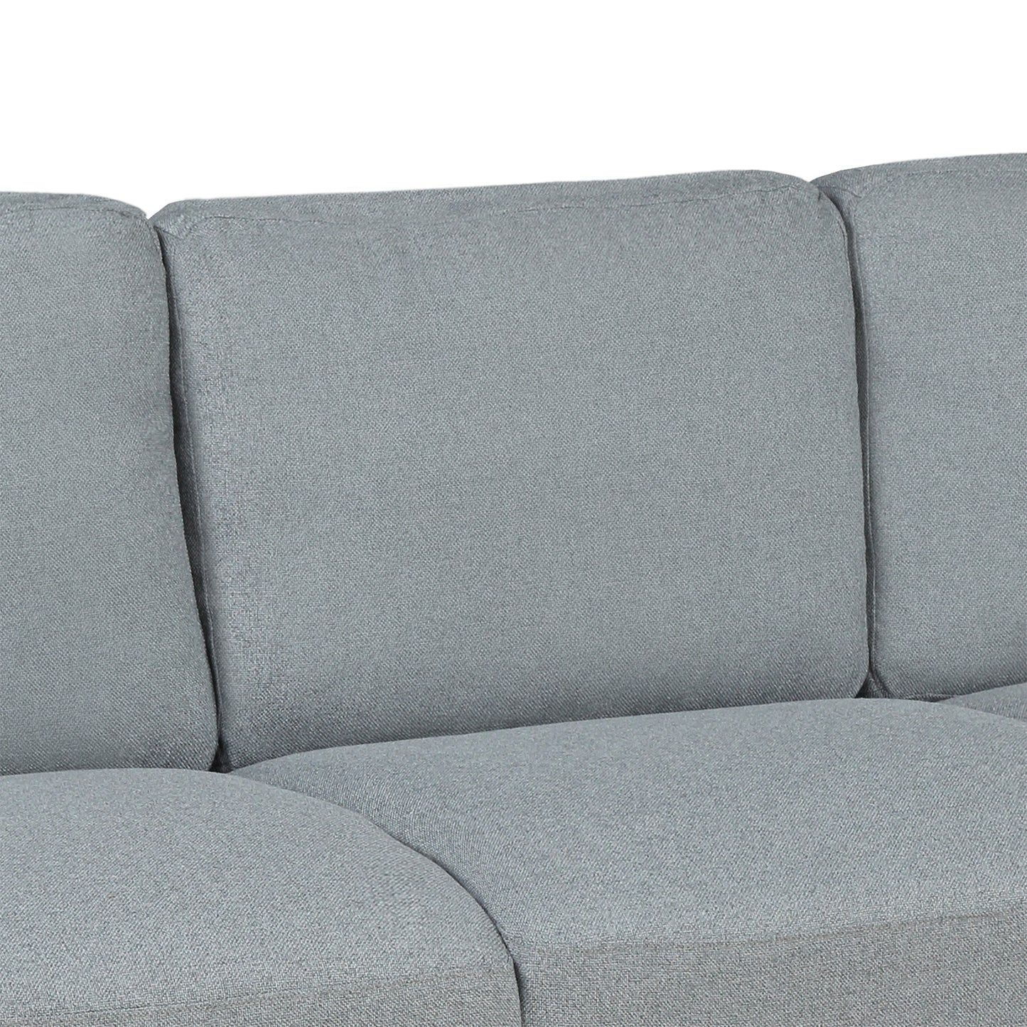 Living Room Furniture chair and 3-seat Sofa (Gray)