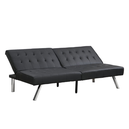 Sofa bed black pvc