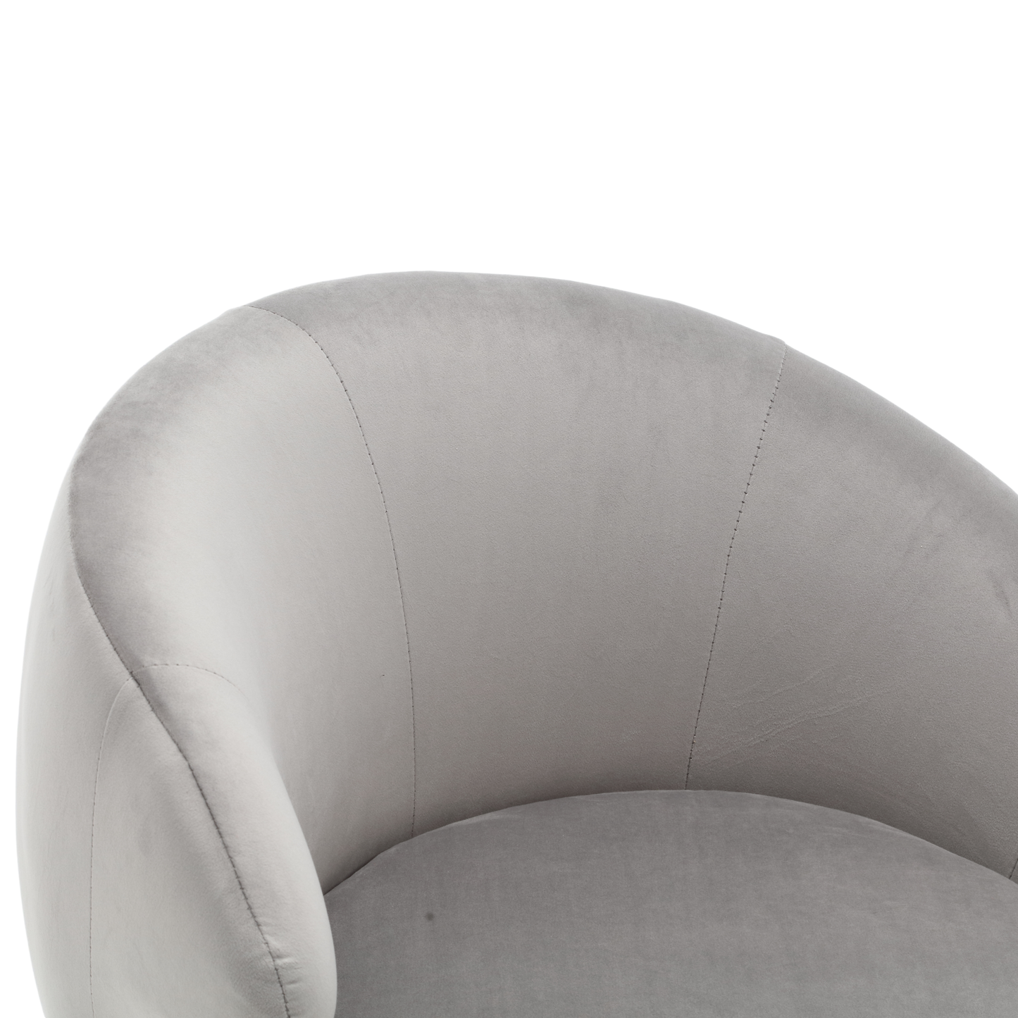 360 Degree Swivel Cuddle Barrel Accent Chairs, Round Armchairs with Wide Upholstered, Fluffy Fabric Chair for Living Room, Bedroom, Office, Waiting Rooms