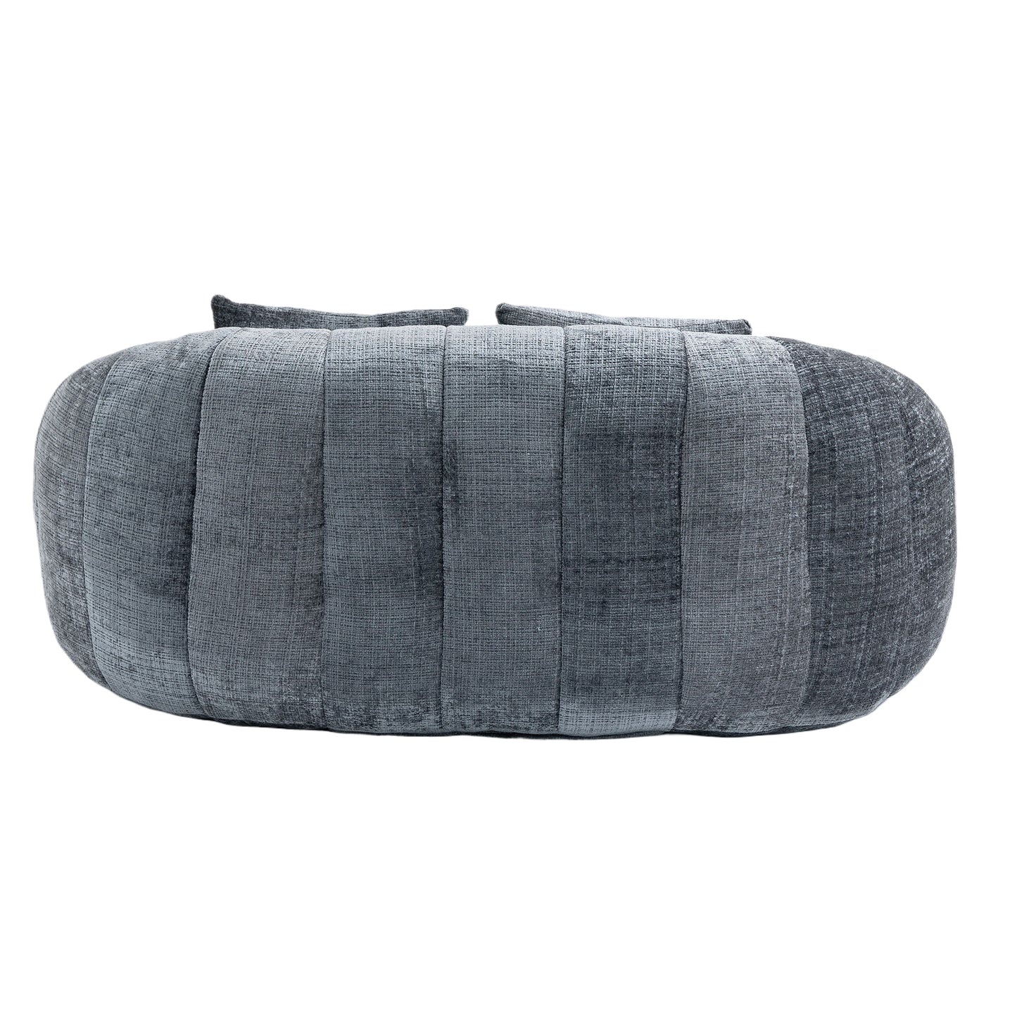 Bean Bag sofa Lazy Sofa Durable Comfort Lounger High Back Bean Bag Chair Couch for Adults and Kids, Indoor & Outdoor, Accent Floor Soft Lounge Chair (Gray chenille)