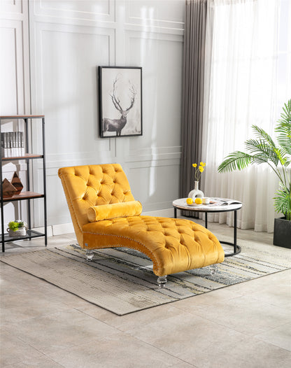 Leisure concubine sofa with acrylic feet