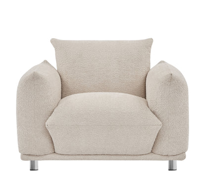 Accent Chair Single Sofa 42"W Accent Chair for Bedroom Living room Apartment, Camel