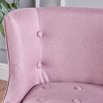 Fabric Occaisional Chair, Lavender Purple