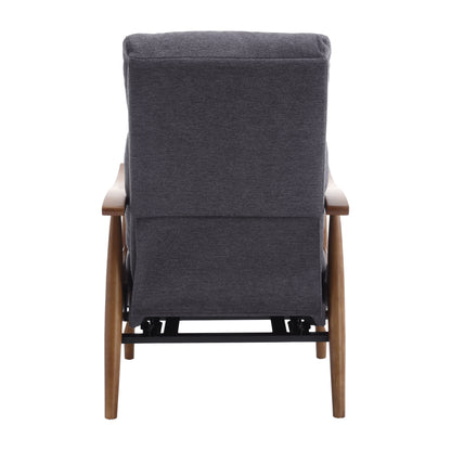 Wood Frame Armchair, Modern Accent Chair Lounge Chair for Living Room