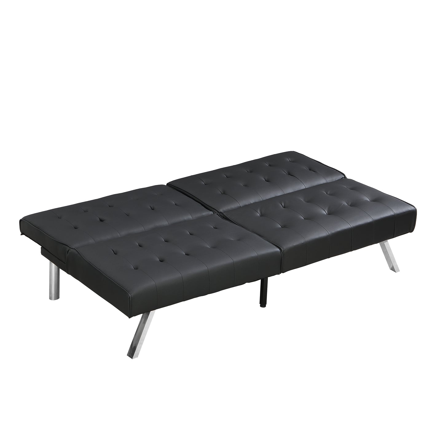 Sofa bed black pvc