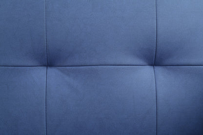 Adjustable Sofa & Ottoman, Blue Fabric LV00823