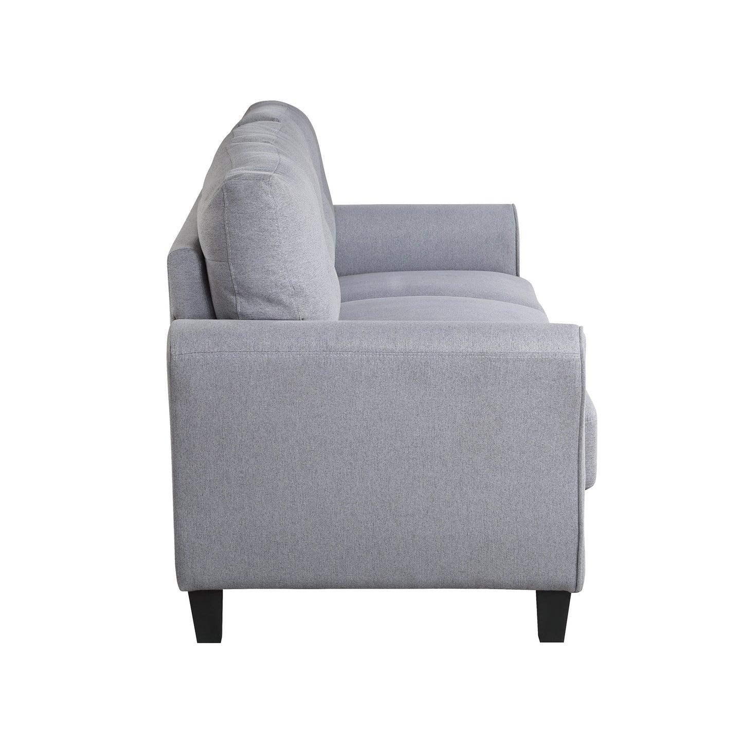 79.9" Modern Living Room Sofa Linen Upholstered Couch Furniture for Home or Office,Light Grey*Blue,(3-Seat)