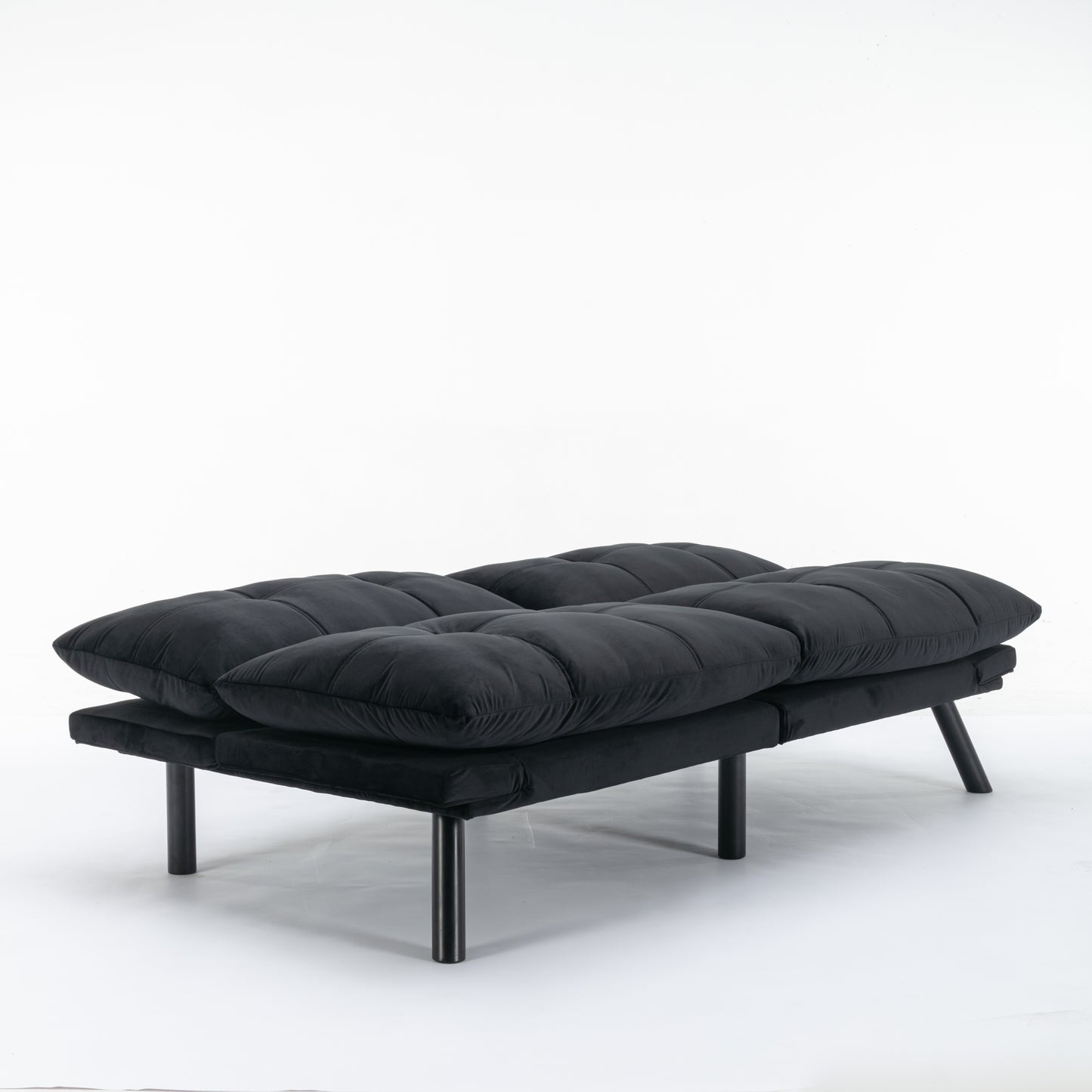 Black Convertible Folding Modern sofa Bed