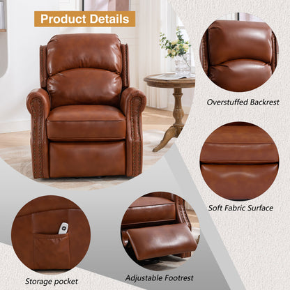 Lift Recliner Chair, Electric Power Lift Recliner Chair for Elderly, (Caramel)