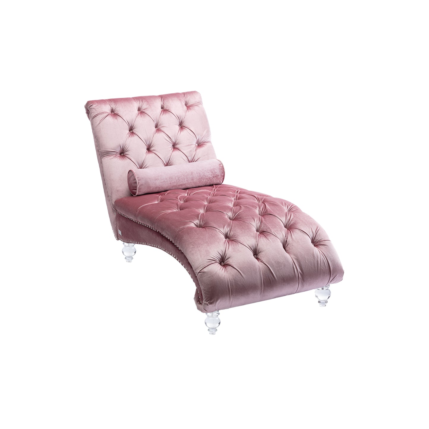 Leisure concubine sofa with acrylic feet