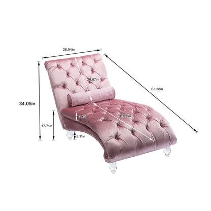 Leisure concubine sofa with acrylic feet