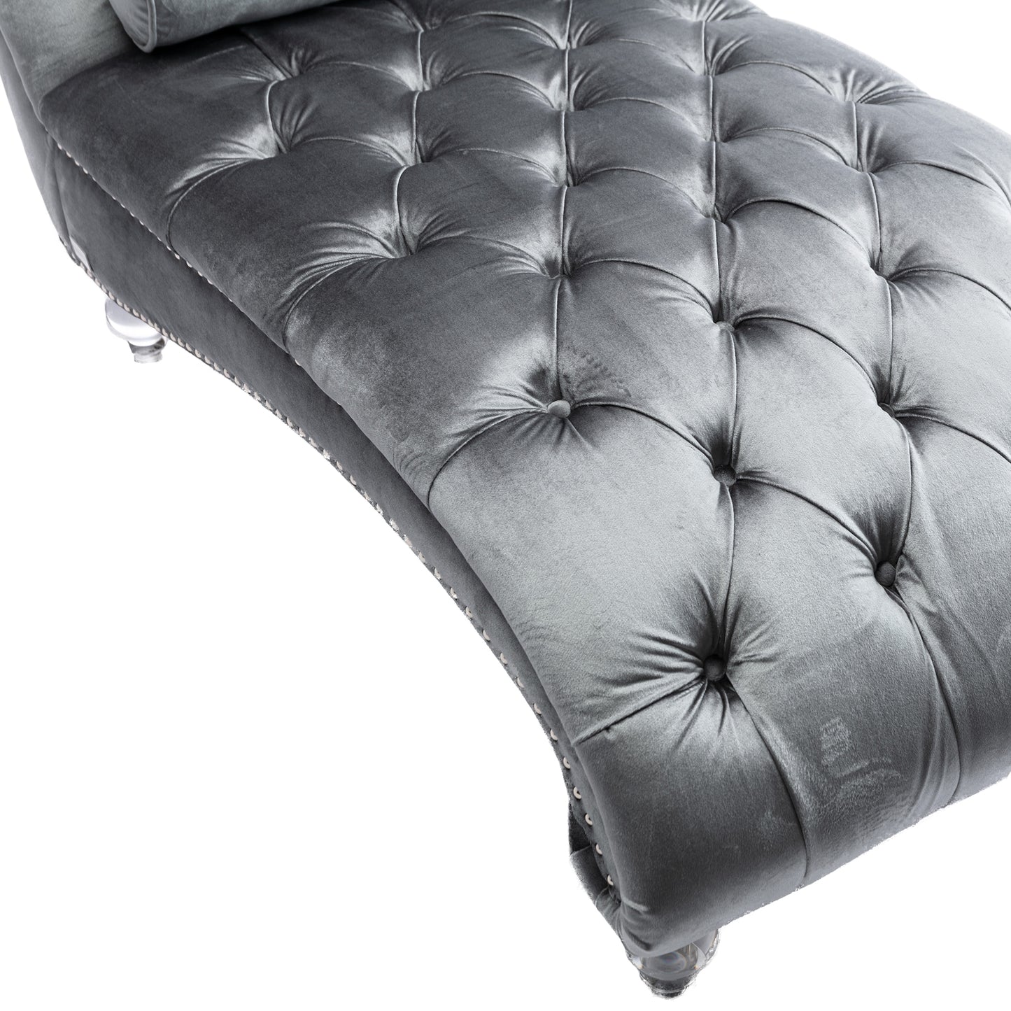 Leisure concubine sofa with acrylic feet