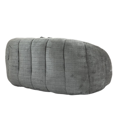 Bean Bag sofa Lazy Sofa Durable Comfort Lounger High Back Bean Bag Chair Couch for Adults and Kids, Indoor & Outdoor, Accent Floor Soft Lounge Chair (Gray chenille)