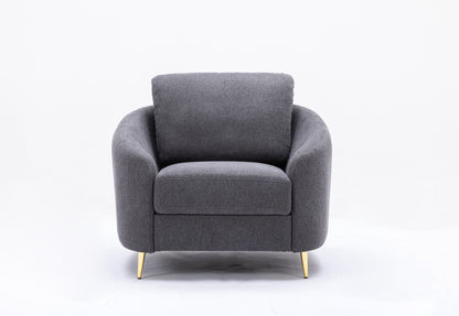 Chair, Gray Linen LV01773