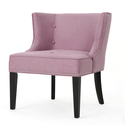 Fabric Occaisional Chair, Lavender Purple