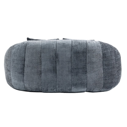 Bean Bag sofa Lazy Sofa Durable Comfort Lounger High Back Bean Bag Chair Couch for Adults and Kids, Indoor & Outdoor, Accent Floor Soft Lounge Chair (Gray chenille)