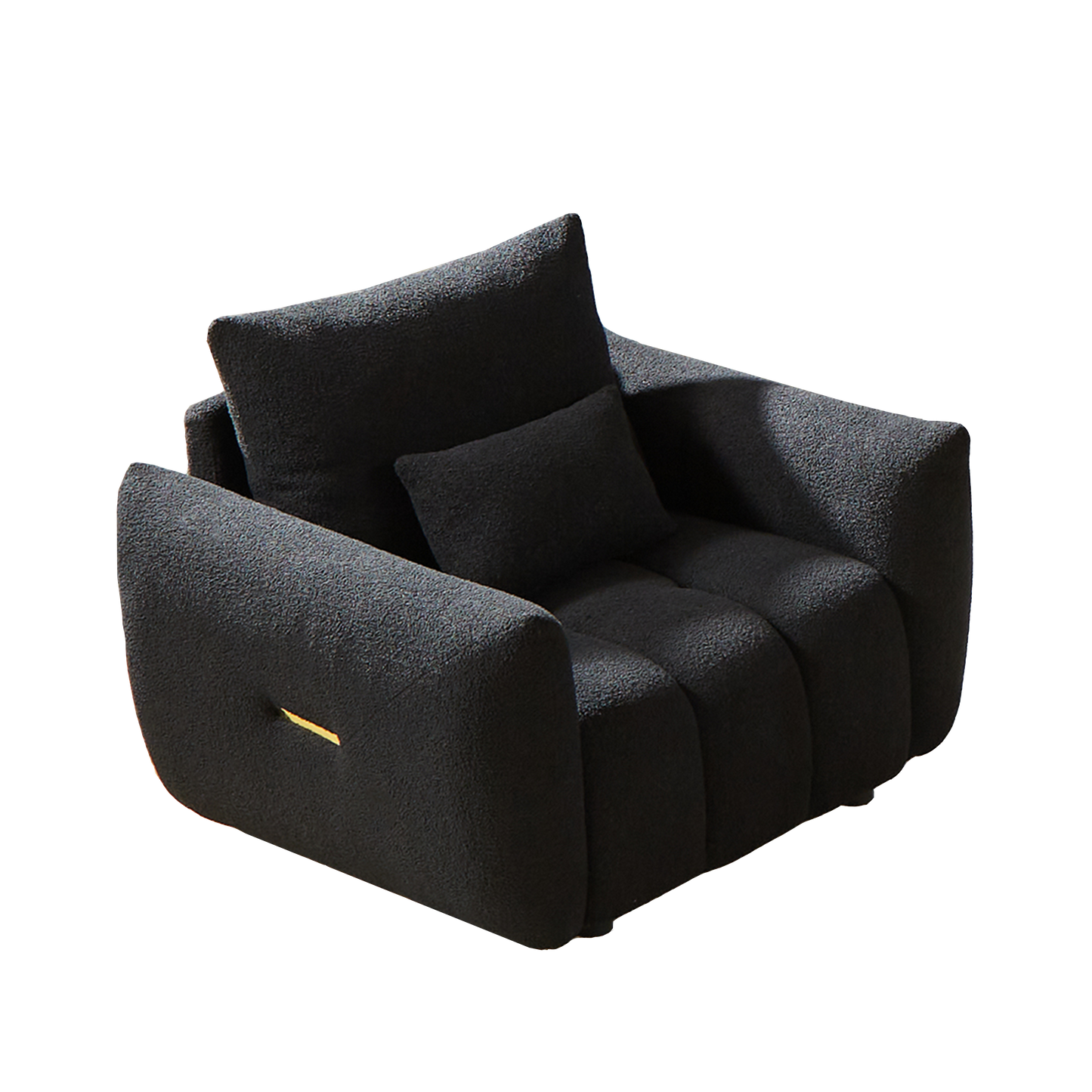 39.7'' Teddy Fabric Sofa, Modern Lounge Chair for Apartment, Office, Living Room and Bedroom